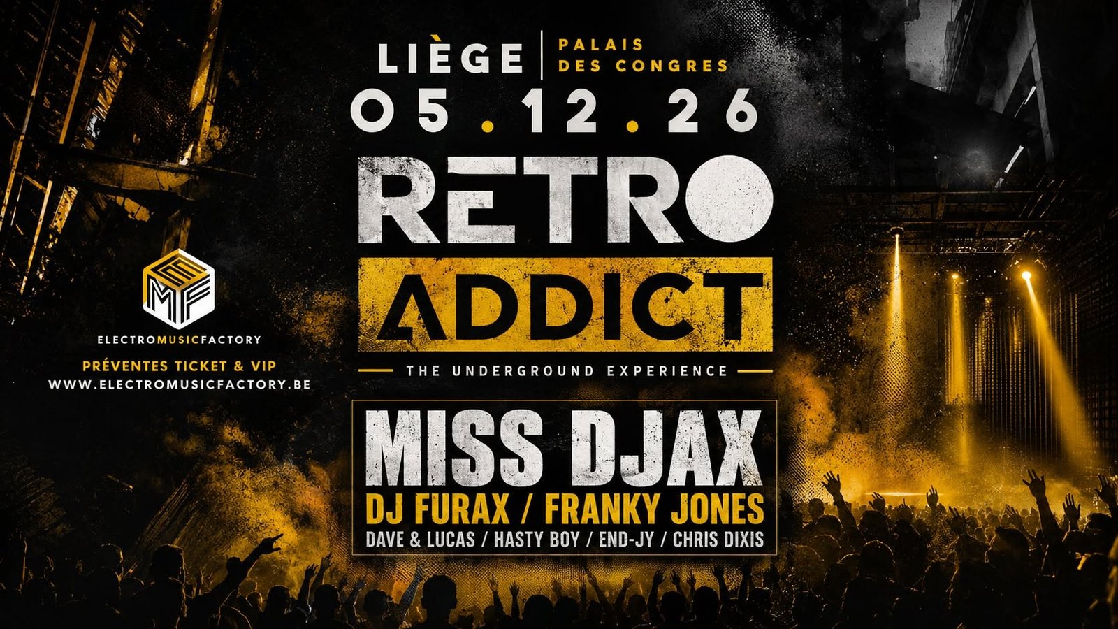 Retro Addict Liège - 5 décembre 2026 - Palais des Congrès de Liège
