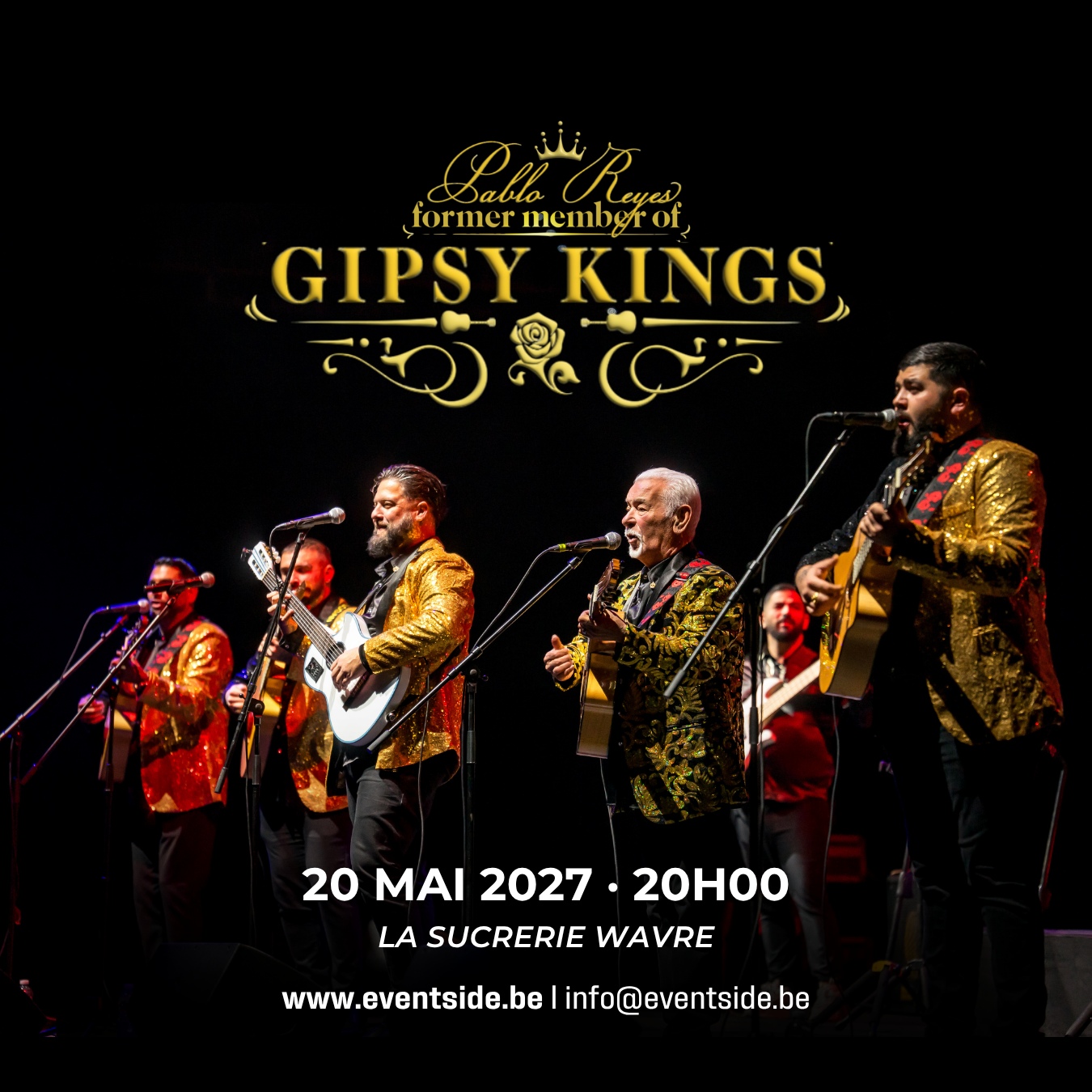 Pablo Reyes, membre fondateur des Gipsy King à Wavre