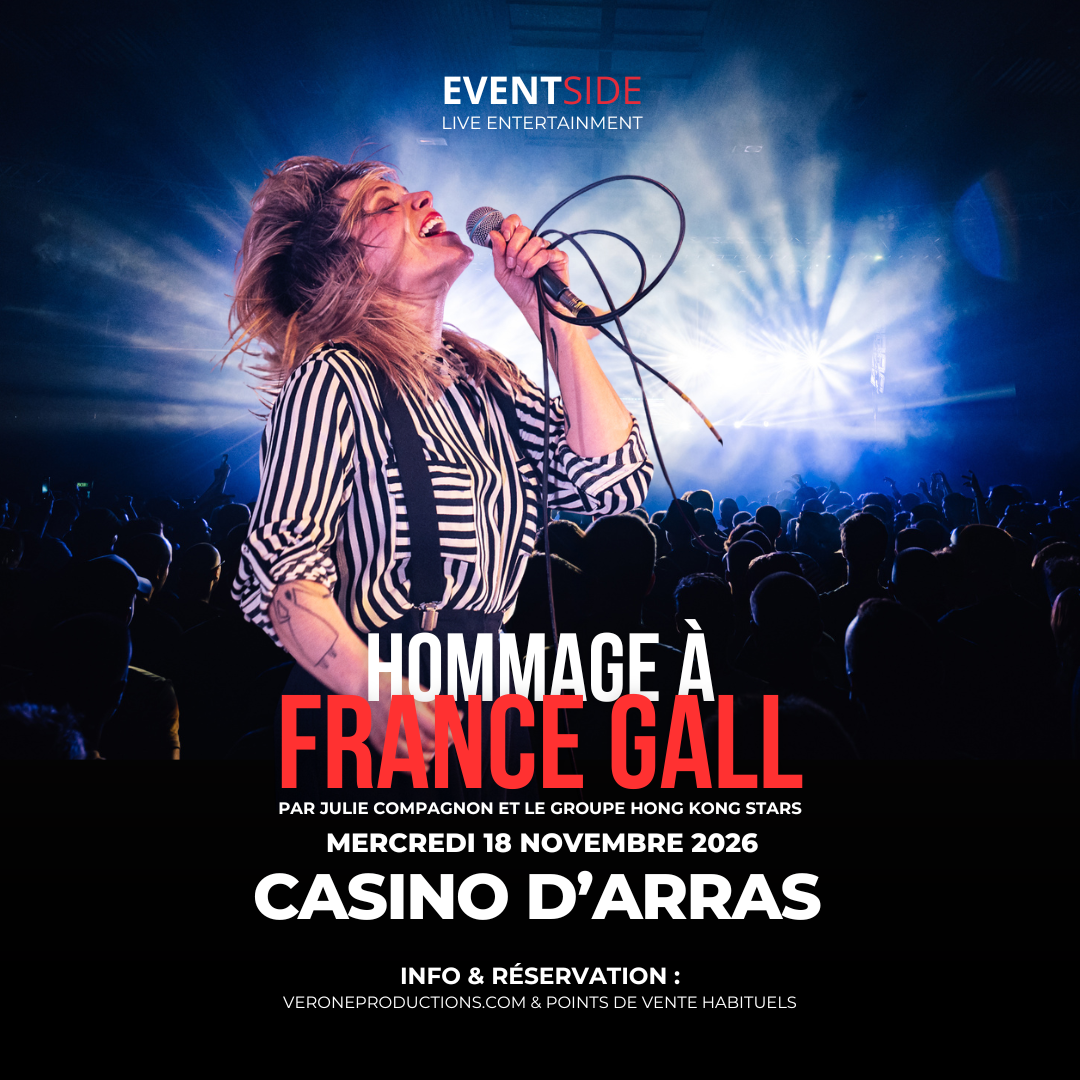 Hommage à France Gall au Casino d’Arras